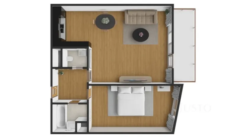 Prodej bytu 2+kk, Praha, U konečné, 61 m2