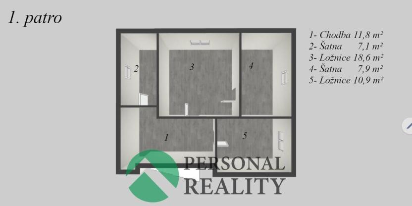 Prodej rodinného domu, Chodov, Karlovarská, 120 m2