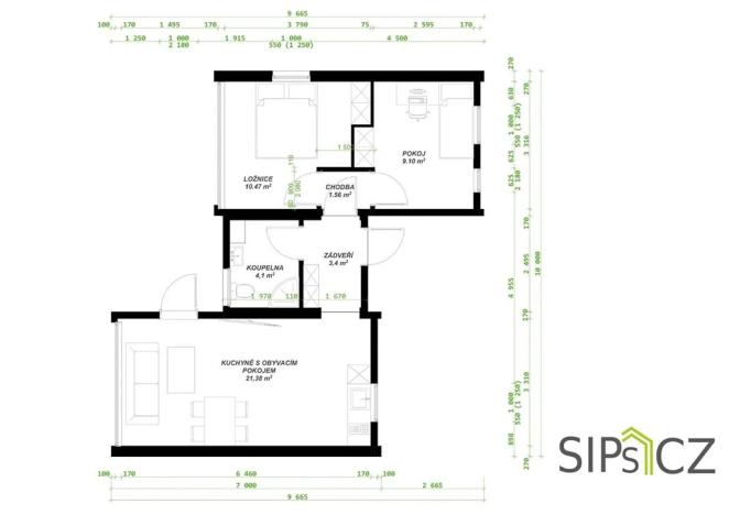 Prodej domu na klíč, Louny, 62 m2