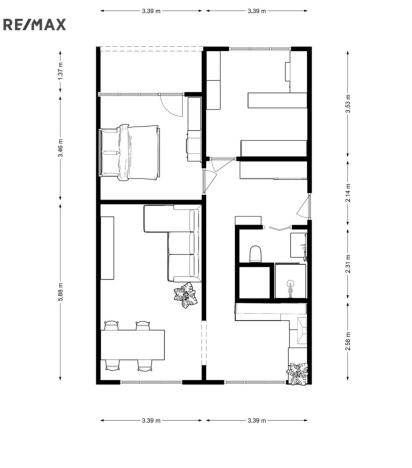 Pronájem bytu 3+1, Chomutov, Svahová, 69 m2