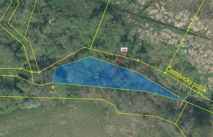 Dražba pozemku, Psárov, 953 m2