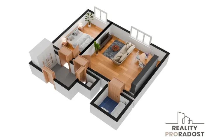 Prodej bytu 2+kk, Praha - Staré Město, Kozí, 45 m2