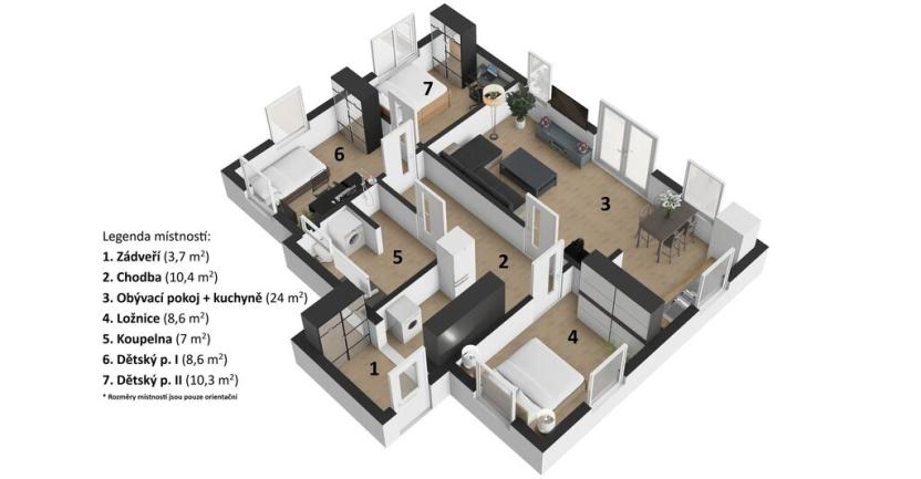 Prodej rodinného domu, Račice, 87 m2
