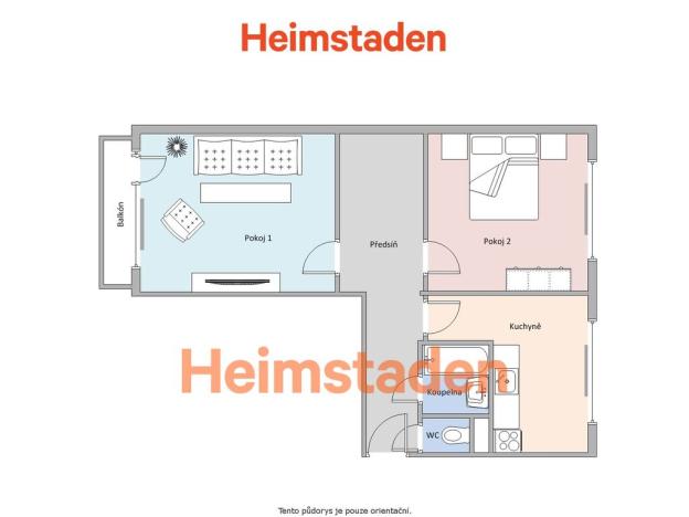 Pronájem bytu 2+1, Horní Suchá, Dr. Glazera, 59 m2