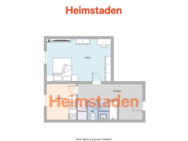 Pronájem bytu 1+1, Havířov - Město, Jana Švermy, 36 m2