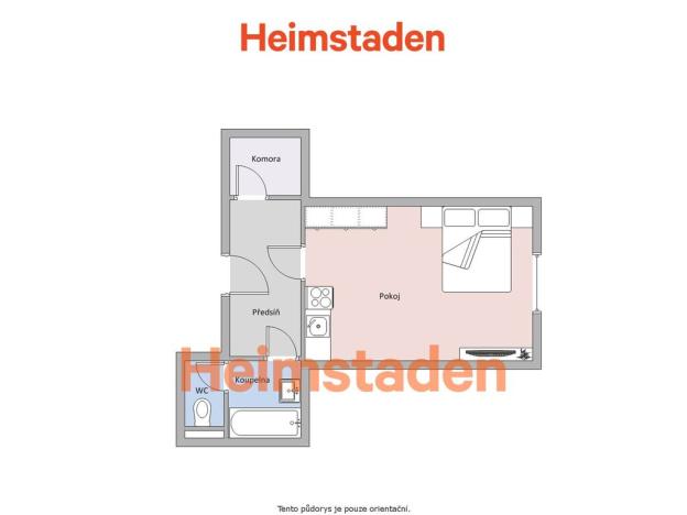 Pronájem bytu 1+kk, Havířov - Město, U Stromovky, 23 m2