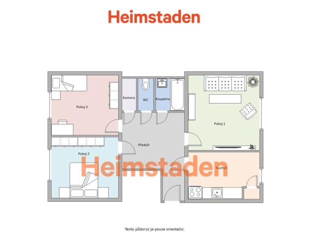 Pronájem bytu 3+1, Havířov - Město, Dělnická, 78 m2