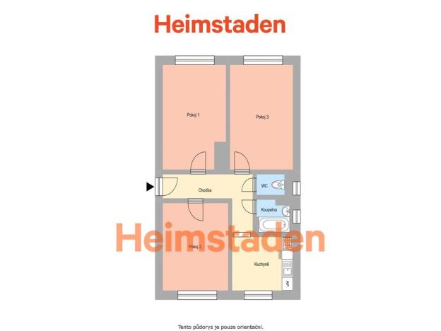 Pronájem bytu 3+1, Havířov - Prostřední Suchá, Hornická, 70 m2