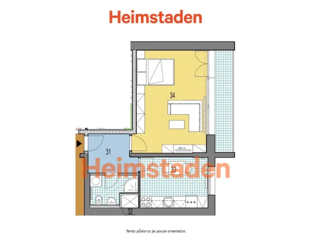 Pronájem bytu 1+1, Havířov - Prostřední Suchá, Dělnická, 41 m2