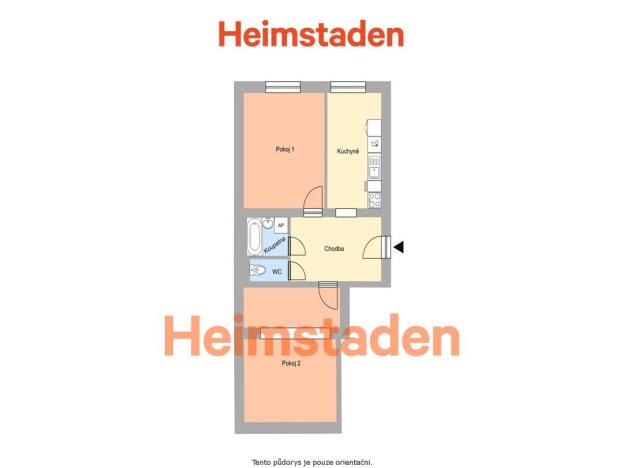 Pronájem bytu 2+1, Ostrava - Poruba, Budovatelská, 60 m2