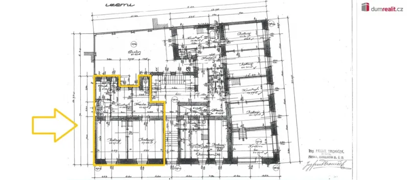 Prodej bytu 3+1, Praha - Holešovice, Janovského, 90 m2
