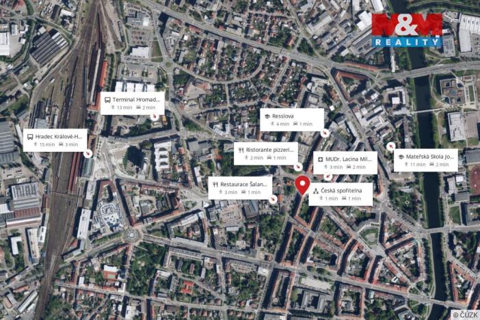 Prodej bytu 1+1, Hradec Králové, Střelecká, 51 m2