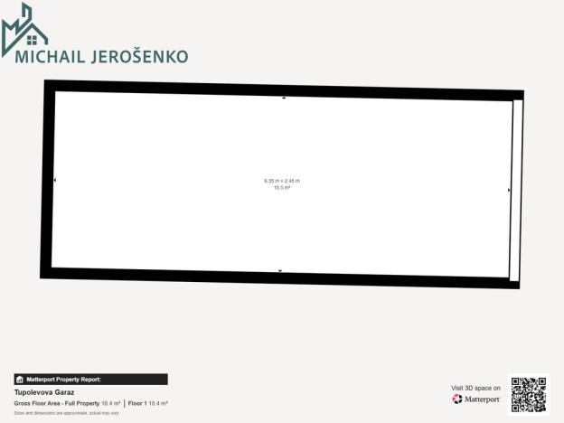 Prodej garáže, Praha, Fryčovická, 16 m2