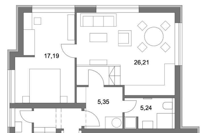 Pronájem bytu 2+kk, Mladá Boleslav - Mladá Boleslav III, Vondřichova, 54 m2