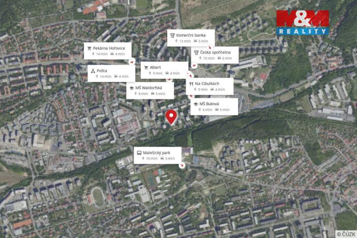 Pronájem bytu 2+1, Praha - Žižkov, Habrová, 46 m2