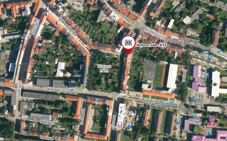 Pronájem bytu 3+kk, Písek, Husovo nám., 70 m2