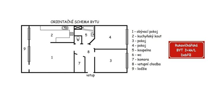 Prodej bytu 3+kk, Dobříš, Rukavičkářská, 75 m2