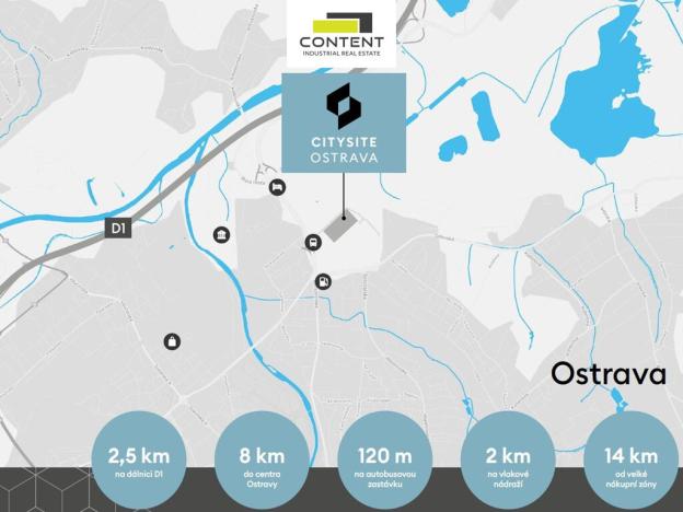 Pronájem výrobních prostor, Ostrava - Hrušov, Žižkova, 1000 m2