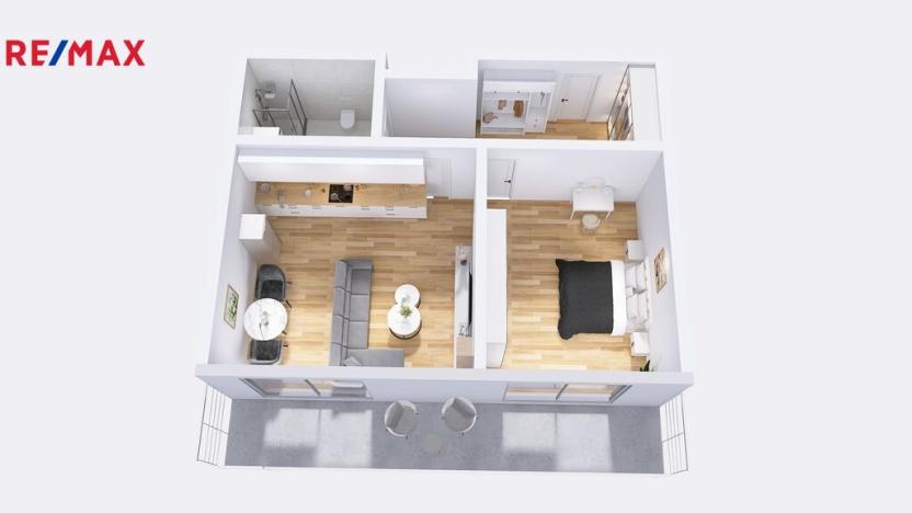 Pronájem bytu 2+kk, Olomouc - Řepčín, Aloise Rašína, 8221 m2