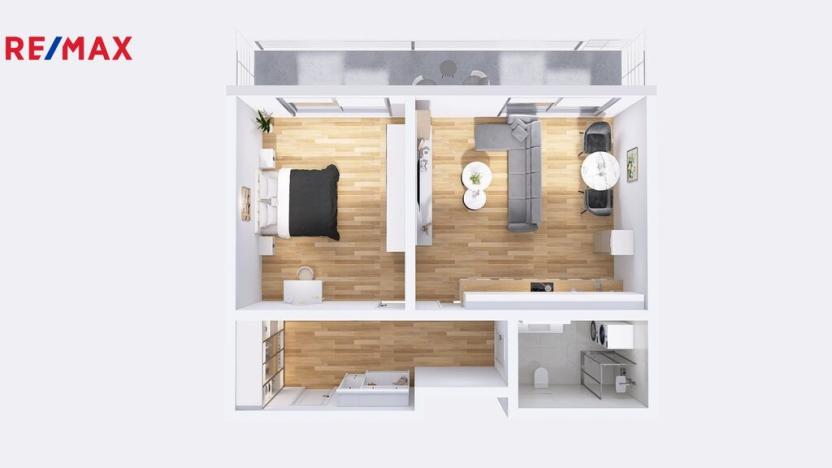 Pronájem bytu 2+kk, Olomouc - Řepčín, Aloise Rašína, 8221 m2