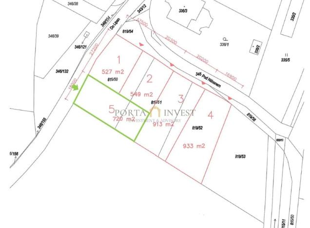 Prodej pozemku pro bydlení, Praha - Kolovraty, 720 m2