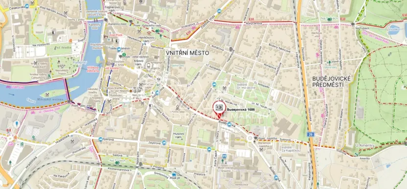 Prodej bytu 2+1, Písek - Budějovické Předměstí, Budějovická, 51 m2