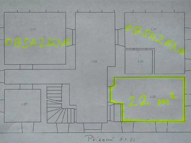 Pronájem kanceláře, Smržovka, Na Kopečku, 20 m2