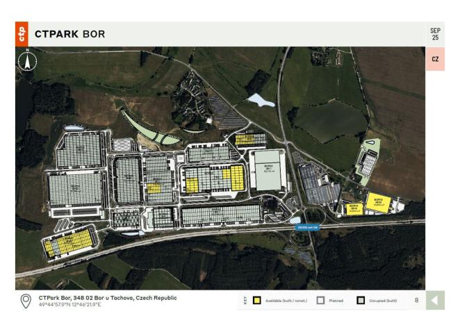 Pronájem výrobních prostor, Bor - Nová Hospoda, 2377 m2