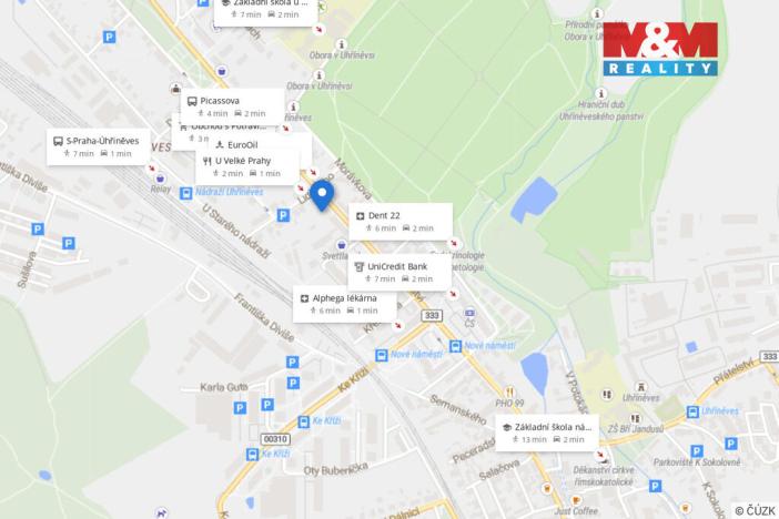 Pronájem obchodního prostoru, Praha - Uhříněves, Přátelství, 135 m2