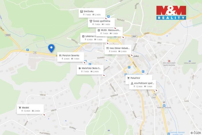 Prodej bytu 2+1, Smržovka, Rooseweltova, 44 m2