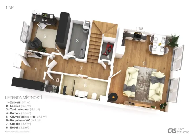 Prodej rodinného domu, Kladno - Švermov, Jana Opletala, 125 m2