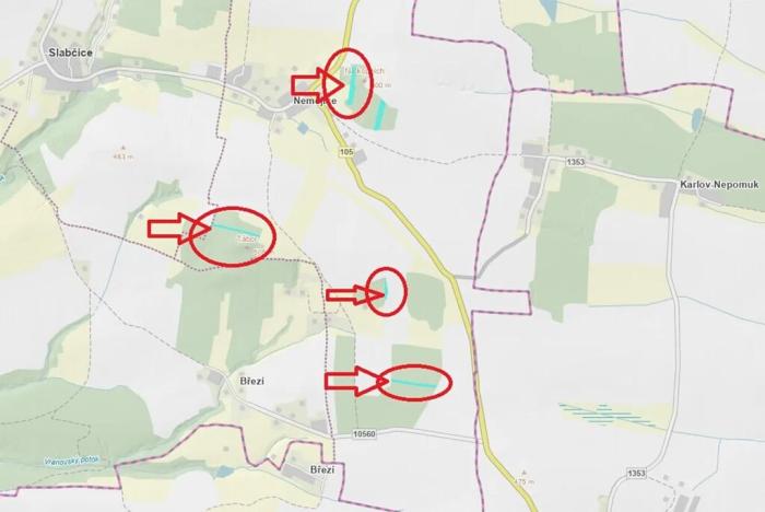 Prodej pozemku, Slabčice, 9236 m2