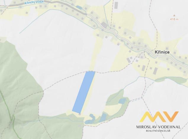 Prodej pole, Křinice, 161356 m2