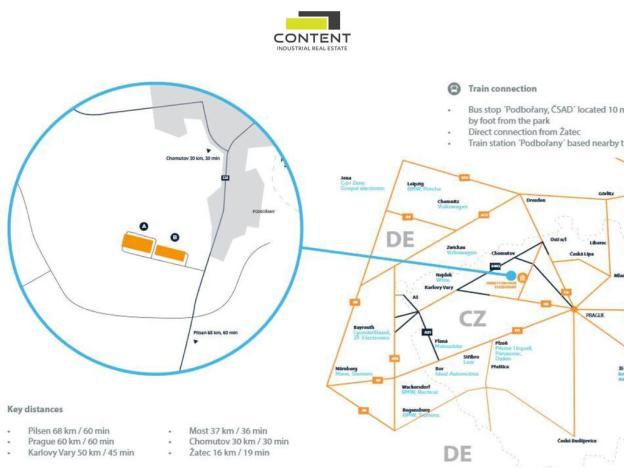 Pronájem výrobních prostor, Podbořany - Hlubany, 20311 m2