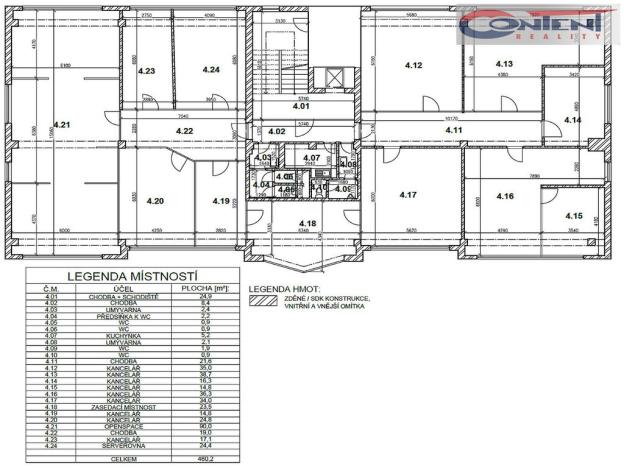 Pronájem kanceláře, Praha - Dolní Chabry, Dopraváků, 262 m2