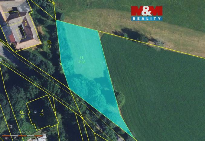 Prodej louky, Stašov, 2087 m2