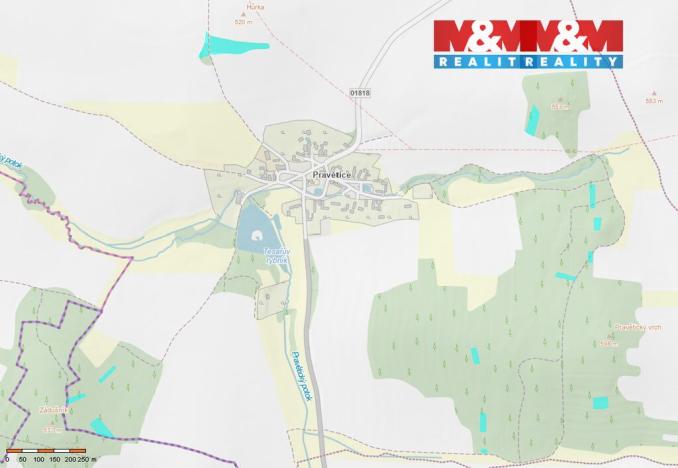 Prodej lesa, Načeradec - Pravětice, 19561 m2