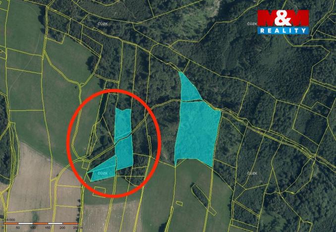 Prodej lesa, Horní Studénky, 14550 m2