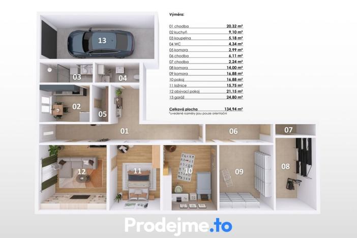 Prodej rodinného domu, Borotice, 135 m2