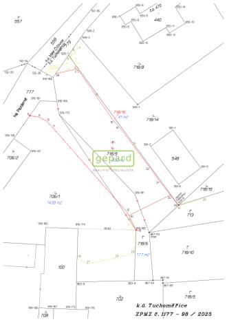 Prodej pozemku pro bydlení, Tuchoměřice, Na Pazderně, 772 m2