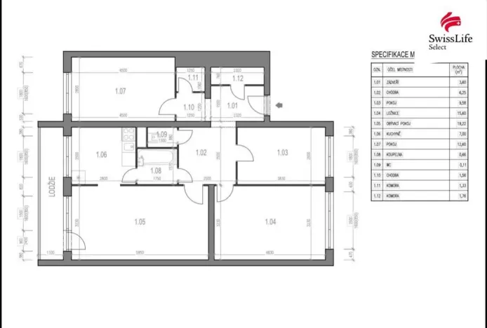 Prodej bytu 4+1, Most, K. H. Máchy, 86 m2