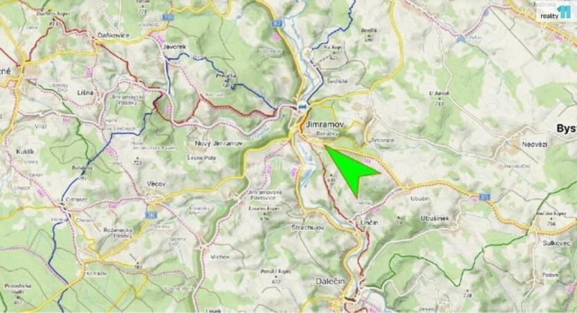 Prodej louky, Jimramov - Benátky, 11779 m2