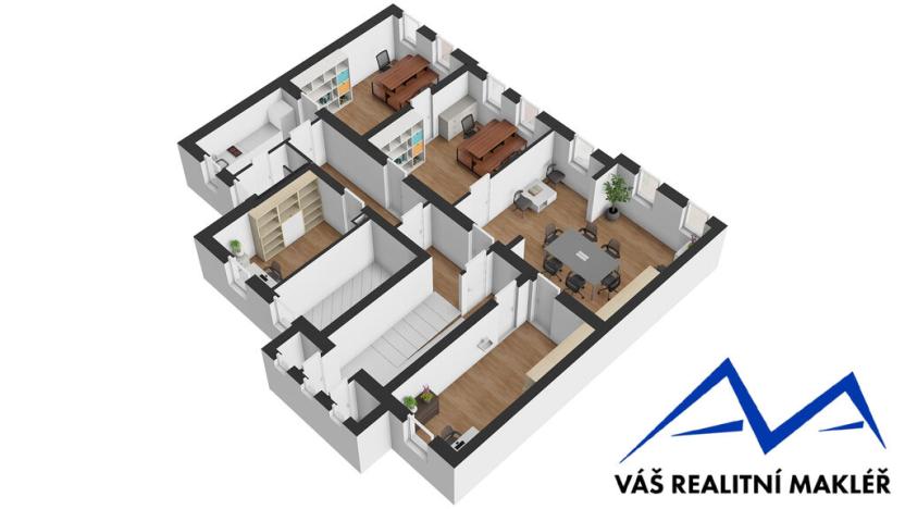 Pronájem kanceláře, Ostrava, Zengrova, 150 m2