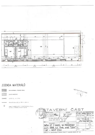 Pronájem skladu, Cheb, Karlova, 343 m2