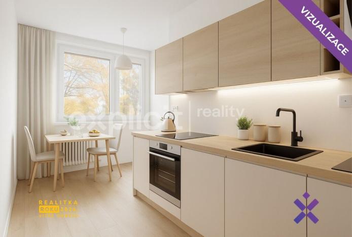 Prodej bytu 2+1, Luhačovice, Zahradní čtvrť, 57 m2