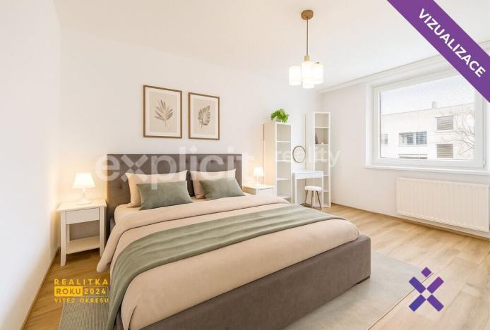 Prodej bytu 2+1, Luhačovice, Zahradní čtvrť, 57 m2