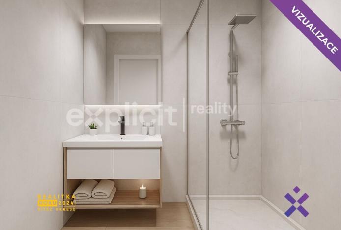 Prodej bytu 2+1, Luhačovice, Zahradní čtvrť, 57 m2