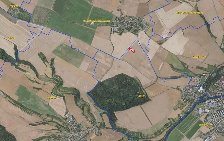 Prodej pole, Benátky nad Jizerou, 5321 m2