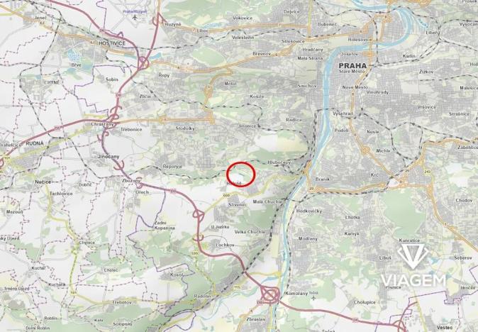 Prodej komerčního pozemku, Praha - Hlubočepy, 9979 m2