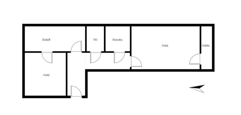 Pronájem bytu 2+1, Praha - Nusle, Na Pankráci, 62 m2